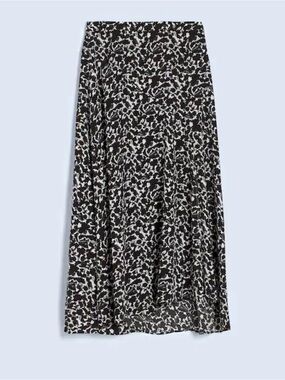 Madewell NWOT Side-Slit Midi Skirt in Floral Crepe size 8